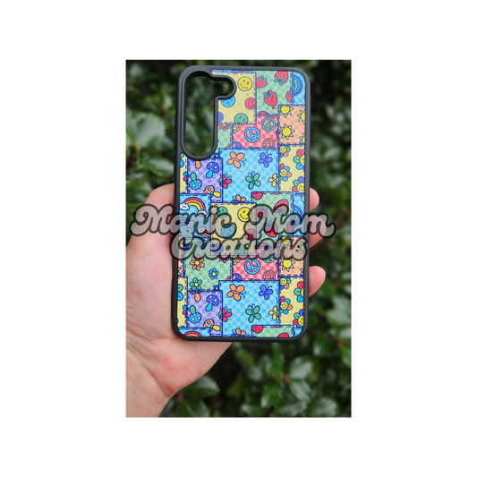 patchwork phone case samsung & iphone